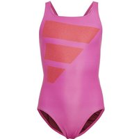 ADIDAS Kinder Badeanzug BIG BARS SUIT, Größe 164 in Pink