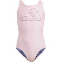 ADIDAS Kinder Badeanzug Performance Big Bars Kids, Größe 116 in Pink