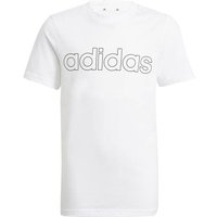 ADIDAS Kinder Essentials T-Shirt, Größe 128 in Weiß