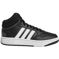 ADIDAS Kinder Freizeitschuhe Hoops Mid, Größe 38 in Schwarz