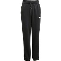 ADIDAS Kinder Hose Slogan Fleece, Größe 140 in Schwarz