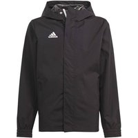 ADIDAS Kinder Jacke Entrada 22 All-Weather, Größe 176 in Schwarz