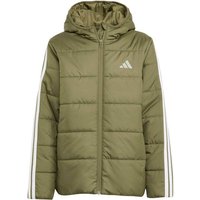 ADIDAS Kinder Jacke Essentials 3-Streifen, Größe 164 in Braun
