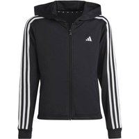 ADIDAS Kinder Jacke Train Essentials AEROREADY Regular-Fit 3-Streifen, Größe 128 in Schwarz