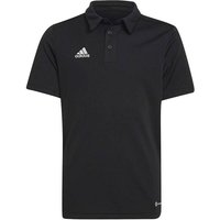 ADIDAS Kinder Polo Entrada 22, Größe 128 in Schwarz