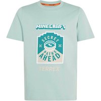 ADIDAS Kinder Shirt Minecraft, Größe 116 in Grün