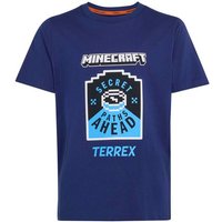ADIDAS Kinder Shirt Minecraft, Größe 140 in Blau
