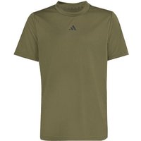 ADIDAS Kinder Shirt Train Essentials Logo Regular Fit, Größe 140 in Braun