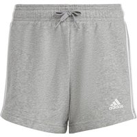 ADIDAS Kinder Shorts Essentials 3-Streifen, Größe 164 in Silber