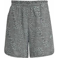 ADIDAS Kinder Shorts FUTURE ICONS ALLOVER PRINTED., Größe 164 in Grau
