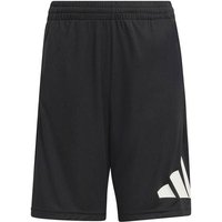 ADIDAS Kinder Shorts TRAIN ESSENTIALS BIG LOGO, Größe 128 in Schwarz
