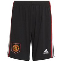 ADIDAS Kinder Teamhose MUFC A SHO Y, Größe 140 in Schwarz