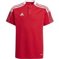 ADIDAS Kinder Tiro 21 Poloshirt, Größe 116 in Rot