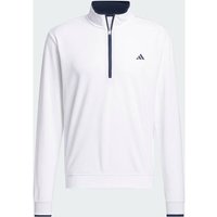 ADIDAS Lightweight Half-Zip Top, Größe XS in Weiß