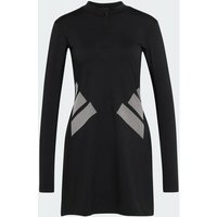 ADIDAS LOGO LONG SLEEVE SWIM TOP, Größe 30 in Schwarz