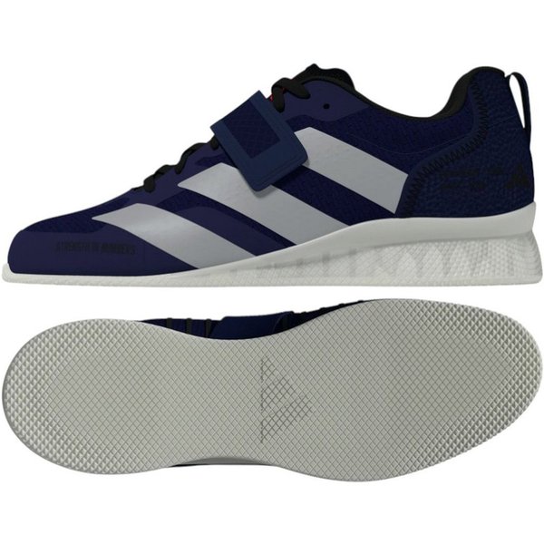 adidas Performance Adipower Weightlifting III (Gewichtheberschuh) dunkelblau/silber Fitnessschuh