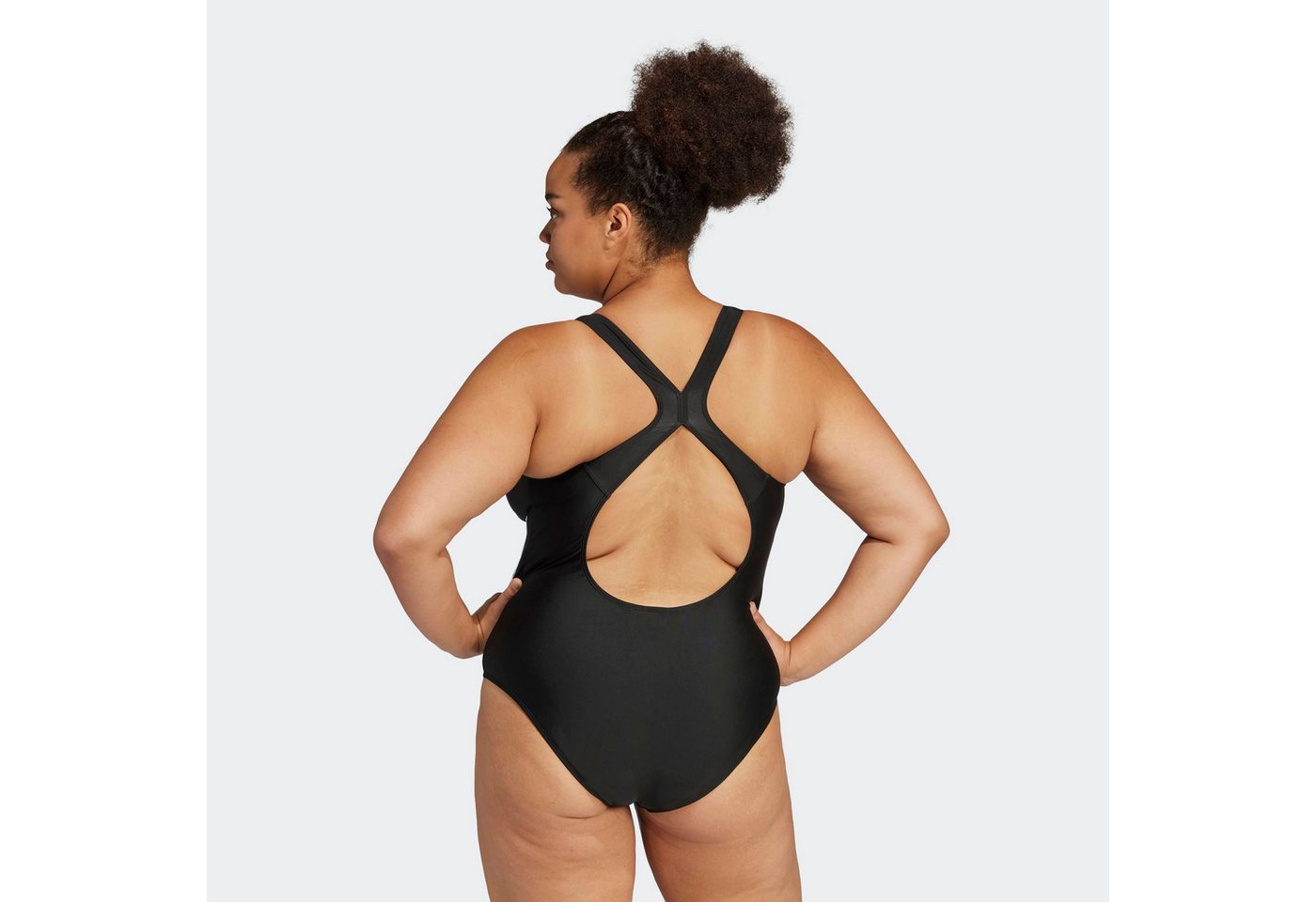 adidas Performance Badeanzug 3-STREIFEN C-BACK – GROSSE GRÖSSEN – Bild 3 von 5