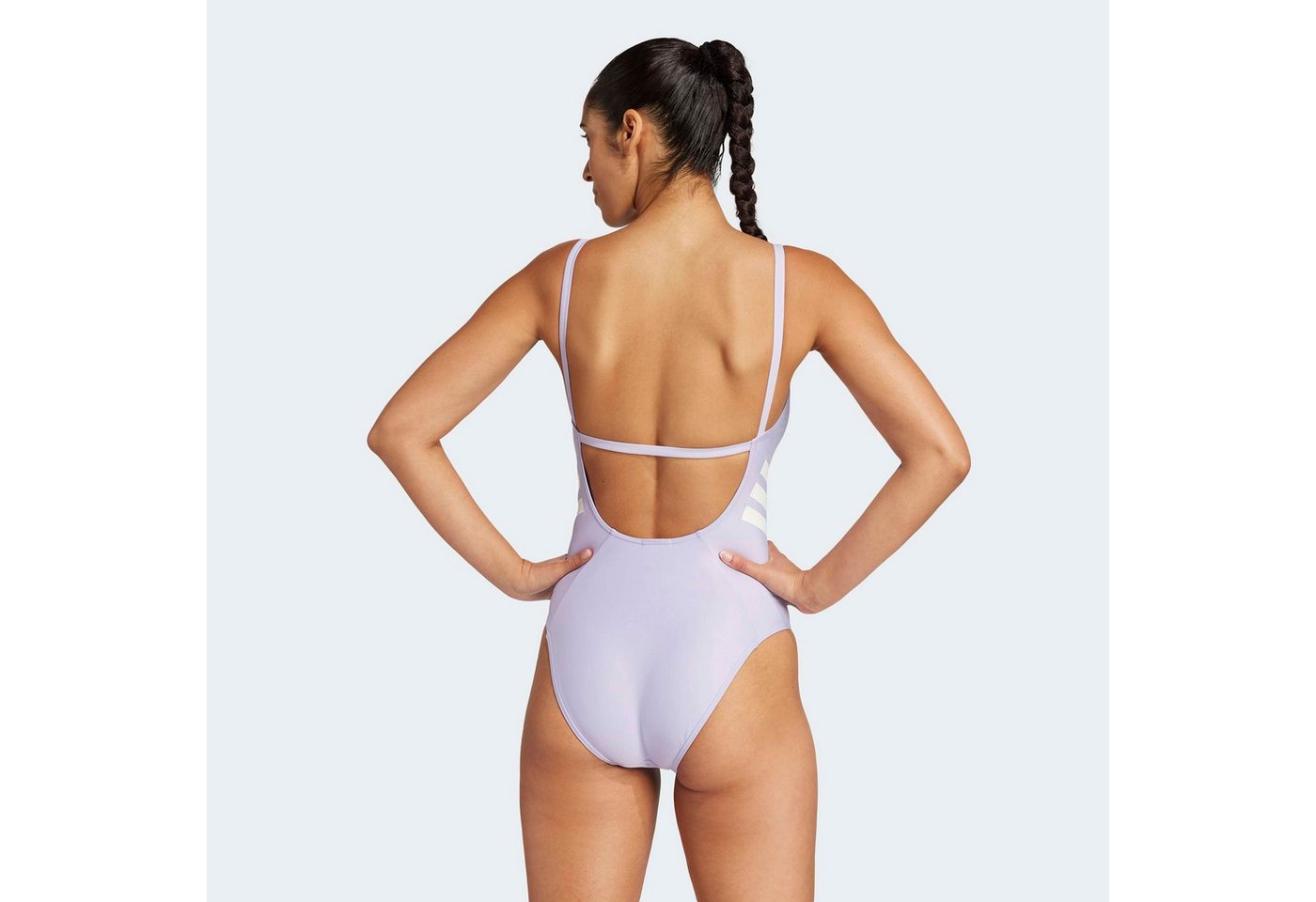 adidas Performance Badeanzug 3-STREIFEN U-BACK – Bild 3 von 5