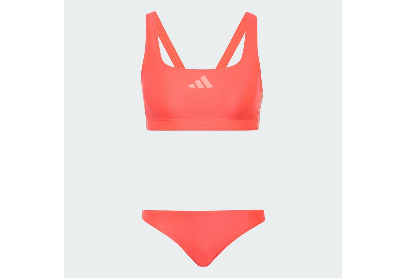 adidas Performance Bustier-Bikini 3-STREIFEN BIKINI V-FÖRMIGER RÜCKENAUSSCHNITT (1-St) – Bild 3 von 5