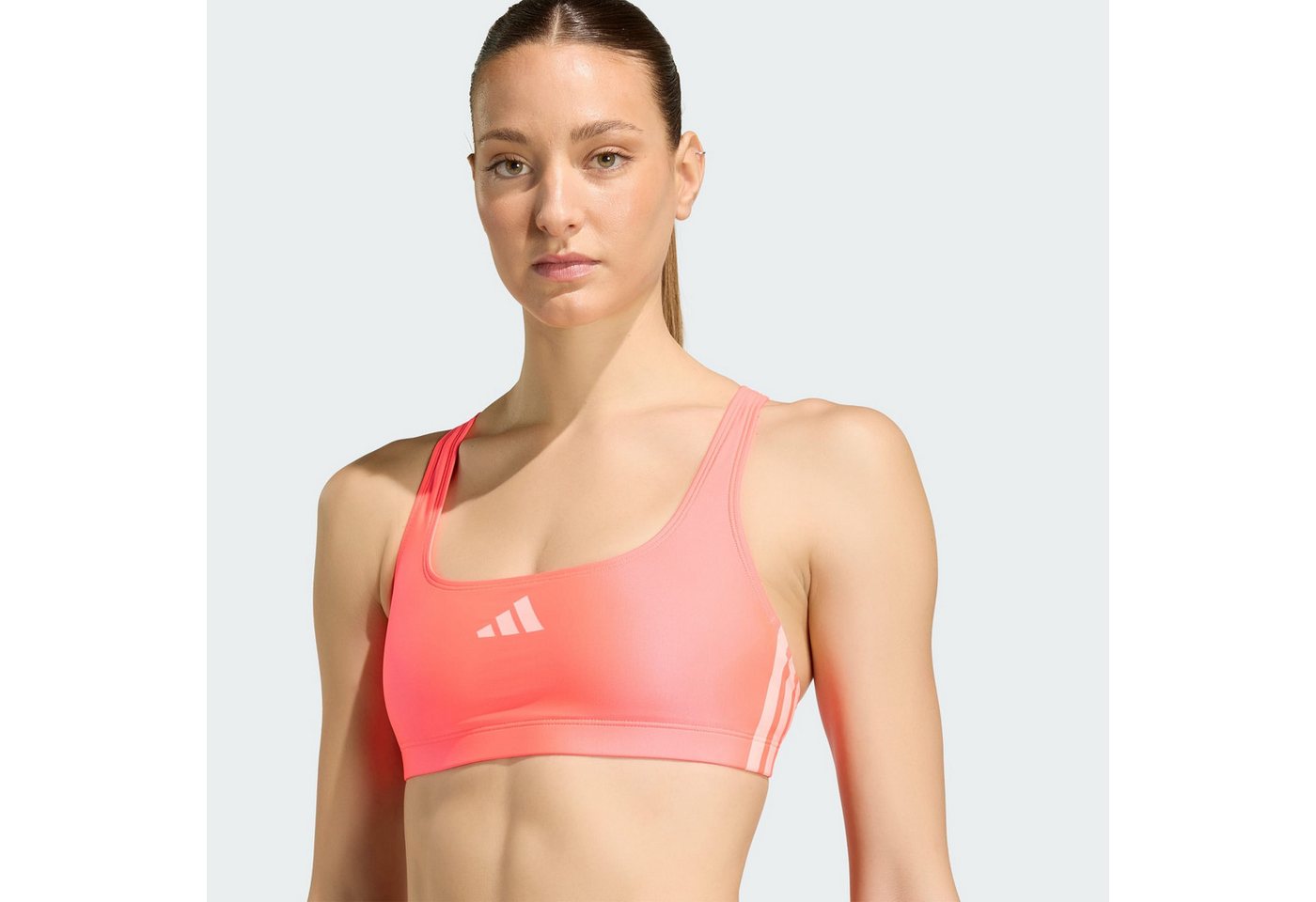 adidas Performance Bustier-Bikini 3-STREIFEN BIKINI V-FÖRMIGER RÜCKENAUSSCHNITT (1-St) – Bild 5 von 5