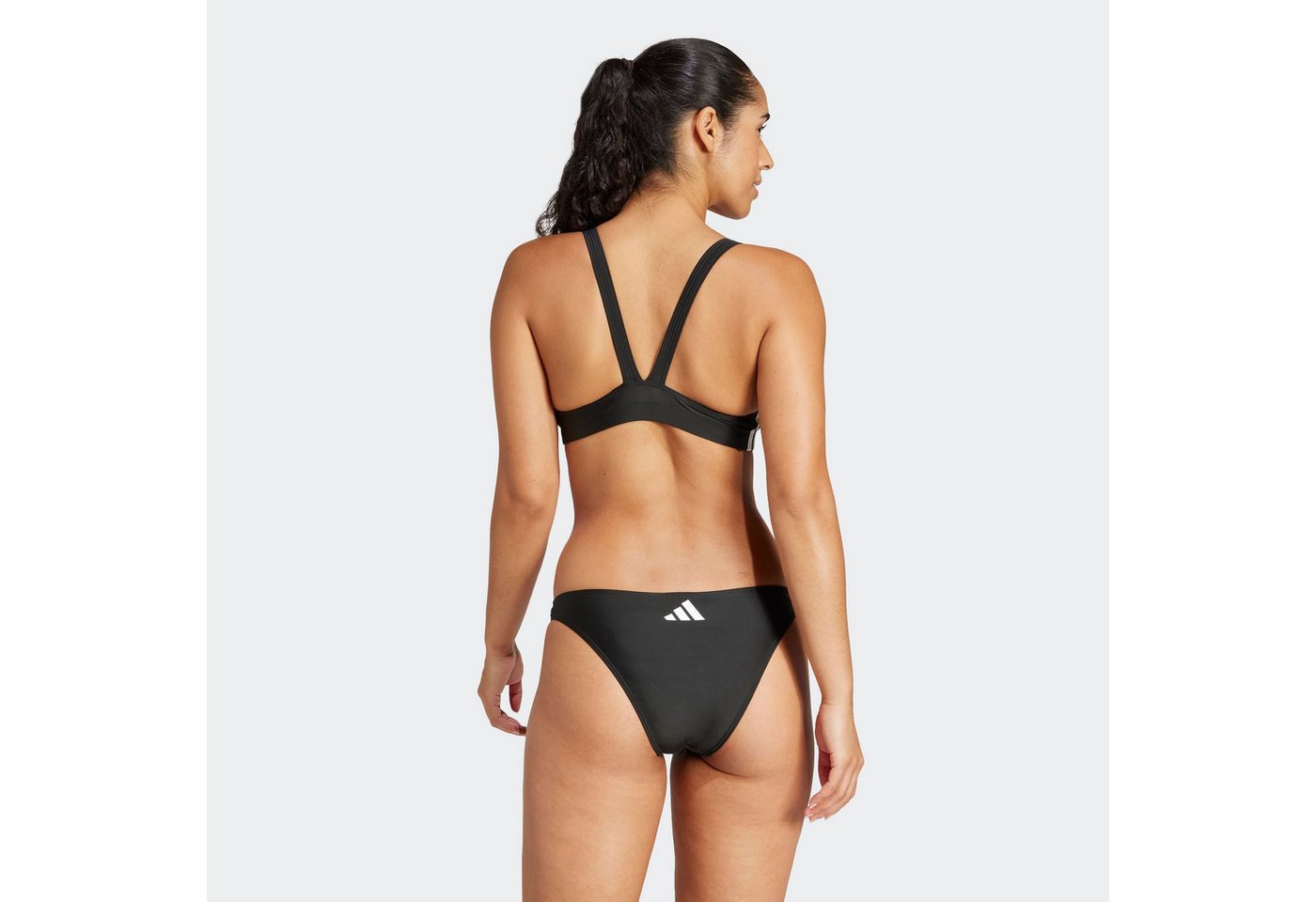 adidas Performance Bustier-Bikini 3-STREIFEN V-BACK BIKINI – Bild 3 von 5