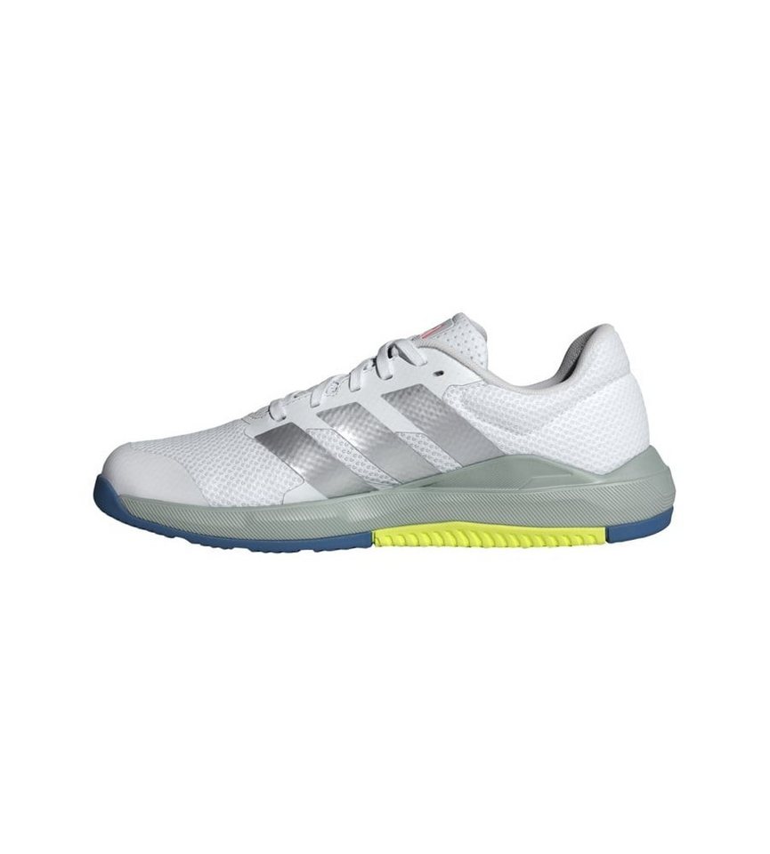adidas Performance Dropset Base Trainer weiss/silber Damen Fitnessschuh – Bild 4 von 5
