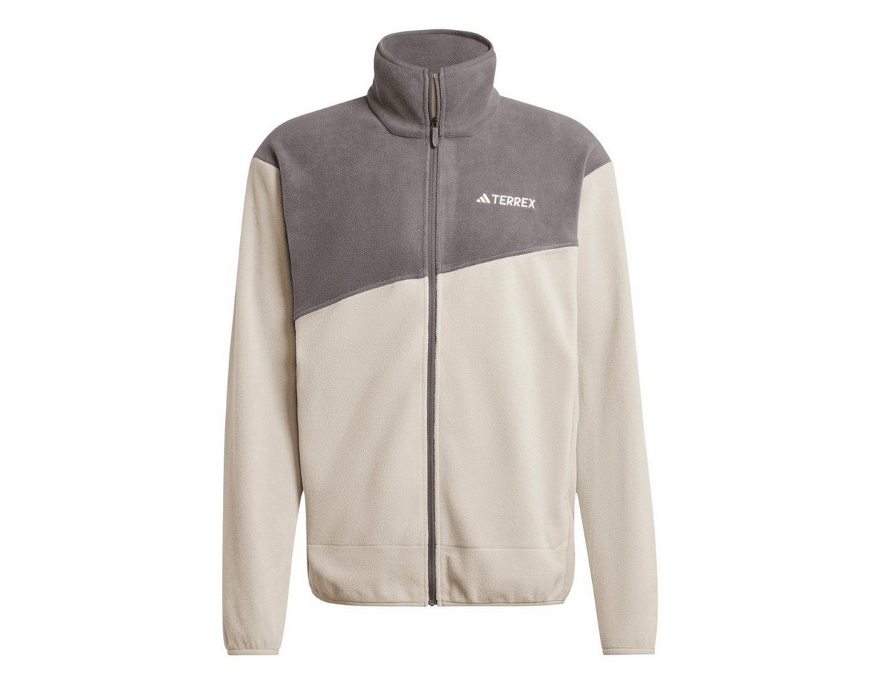 adidas Performance Fleecejacke Terrex Multi Full Zip beige/charcoal Herren – Bild 3 von 5