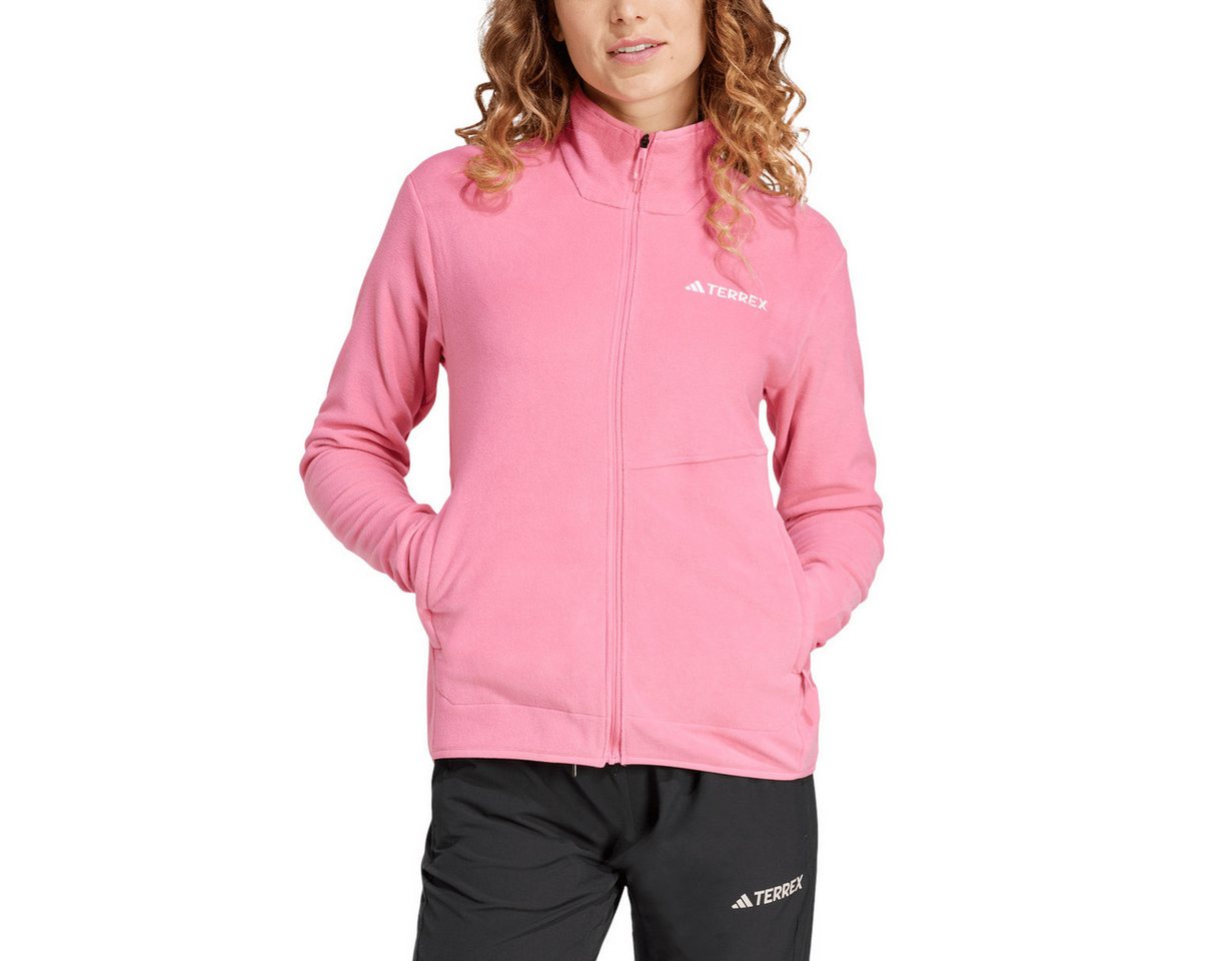 adidas Performance Fleecejacke Terrex Multi Full Zip pink Damen – Bild 3 von 5