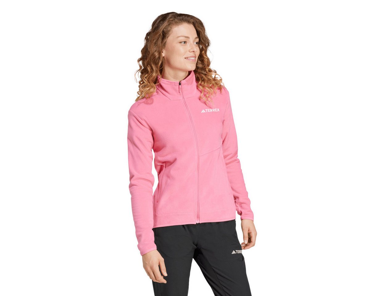 adidas Performance Fleecejacke Terrex Multi Full Zip pink Damen – Bild 5 von 5