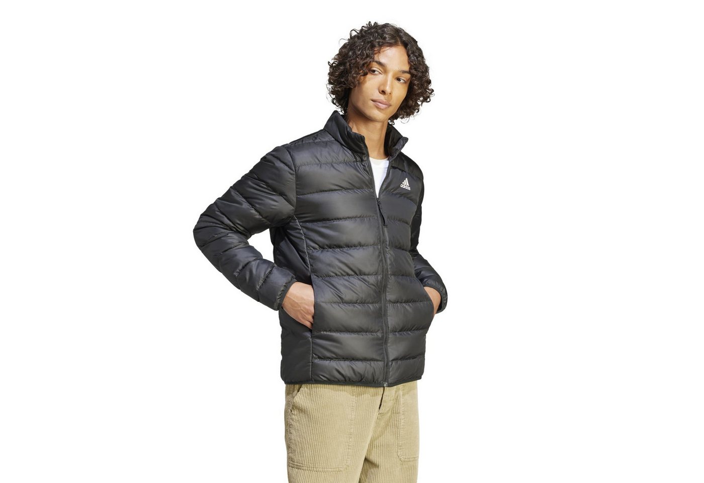 adidas Performance Funktionsjacke Daunenjacke Essentials Light Down Jacket schwarz Herren – Bild 4 von 5