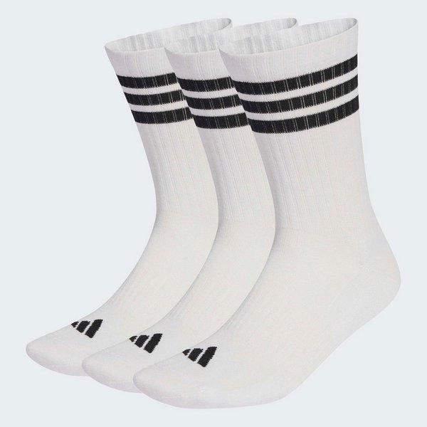 adidas Performance Funktionssocken 3-STREIFEN, KNÖCHELLANG, MIT POLSTERUNG, 3ER-PACK (3-Paar) für sportive Aktivitäten und Fitness, 3er-Pack, neutraler Schnitt