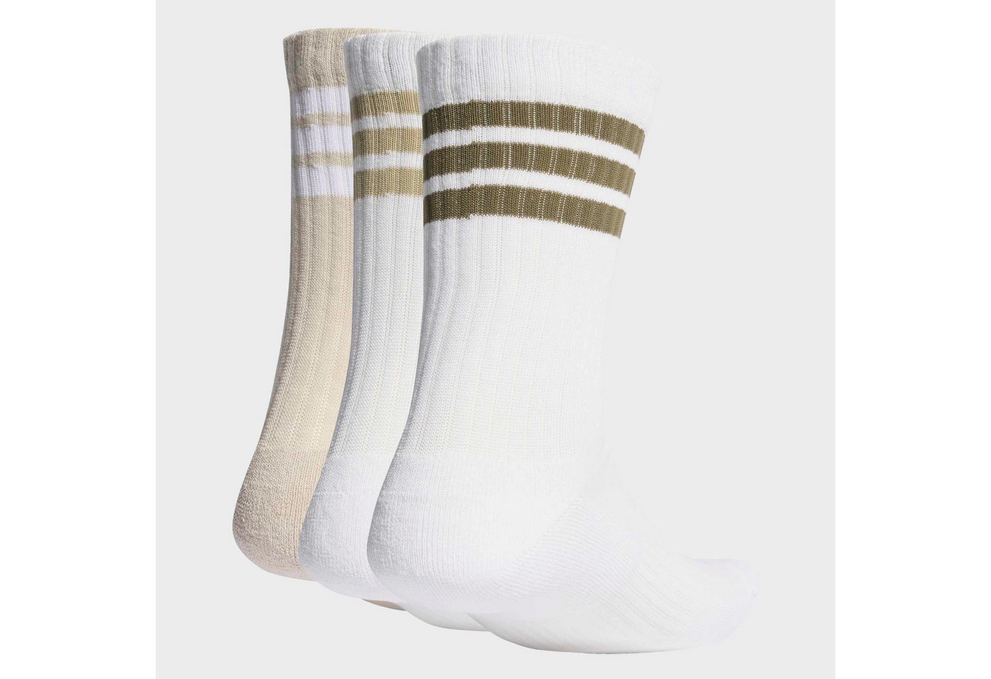 adidas Performance Funktionssocken 3-STREIFEN, KNÖCHELLANG, MIT POLSTERUNG, 3ER-PACK (3-Paar) für sportive Aktivitäten und Fitness, 3er-Pack, neutraler Schnitt – Bild 2 von 4