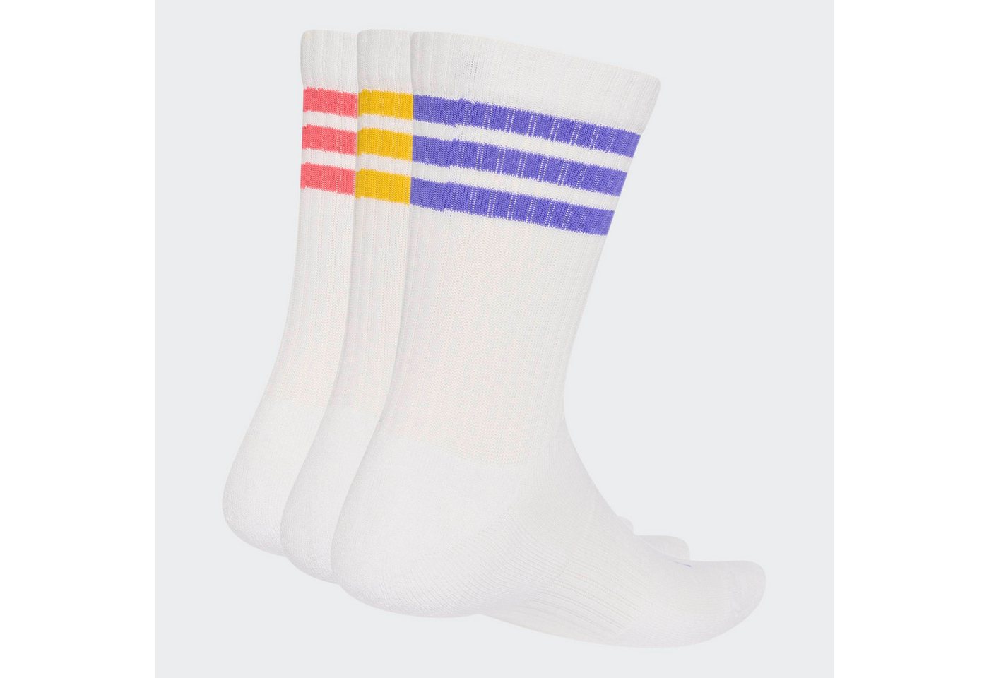 adidas Performance Funktionssocken 3-STREIFEN, KNÖCHELLANG, MIT POLSTERUNG, 3ER-PACK (3-Paar) für sportive Aktivitäten und Fitness, 3er-Pack, neutraler Schnitt – Bild 2 von 4