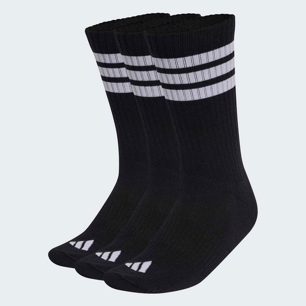 adidas Performance Funktionssocken 3-STREIFEN, KNÖCHELLANG, MIT POLSTERUNG, 3ER-PACK (3-Paar) für sportive Aktivitäten und Fitness, 3er-Pack, neutraler Schnitt