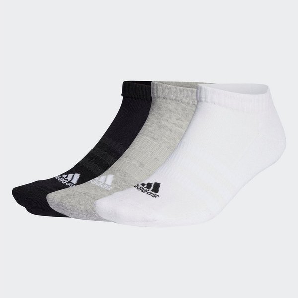 medium grey heather/white/black, 3 Paare