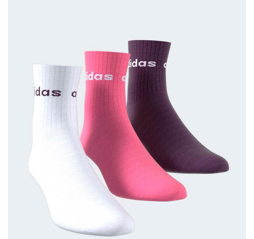 adidas Performance Funktionssocken LINEAR KIDS CREW 3 PAAR PRO PACKUNG (3-Paar) – Bild 2 von 5