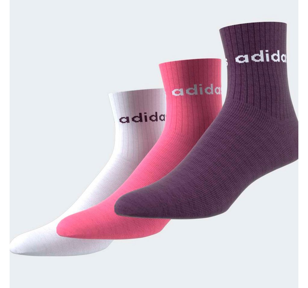 adidas Performance Funktionssocken LINEAR KIDS CREW 3 PAAR PRO PACKUNG (3-Paar) – Bild 3 von 5