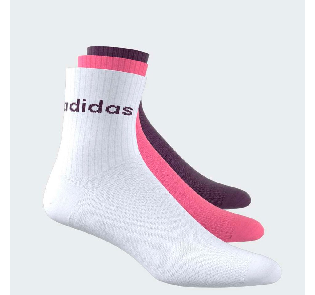 adidas Performance Funktionssocken LINEAR KIDS CREW 3 PAAR PRO PACKUNG (3-Paar) – Bild 4 von 5