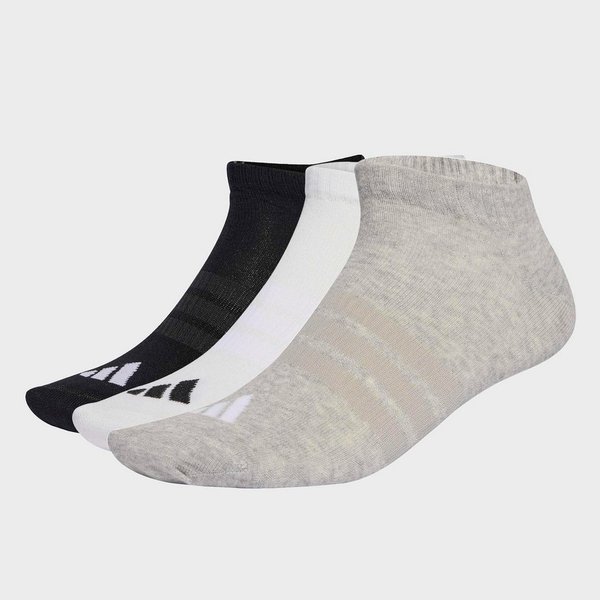 medium grey heather/white/black, 3 Paare
