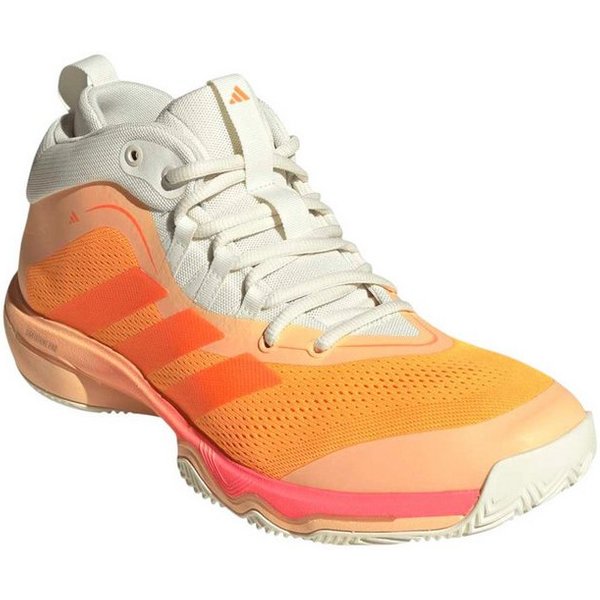 adidas Performance Hallen-Indoorschuhe CrazyFlight Mid 7 orange/weiss Herren Badmintonschuh