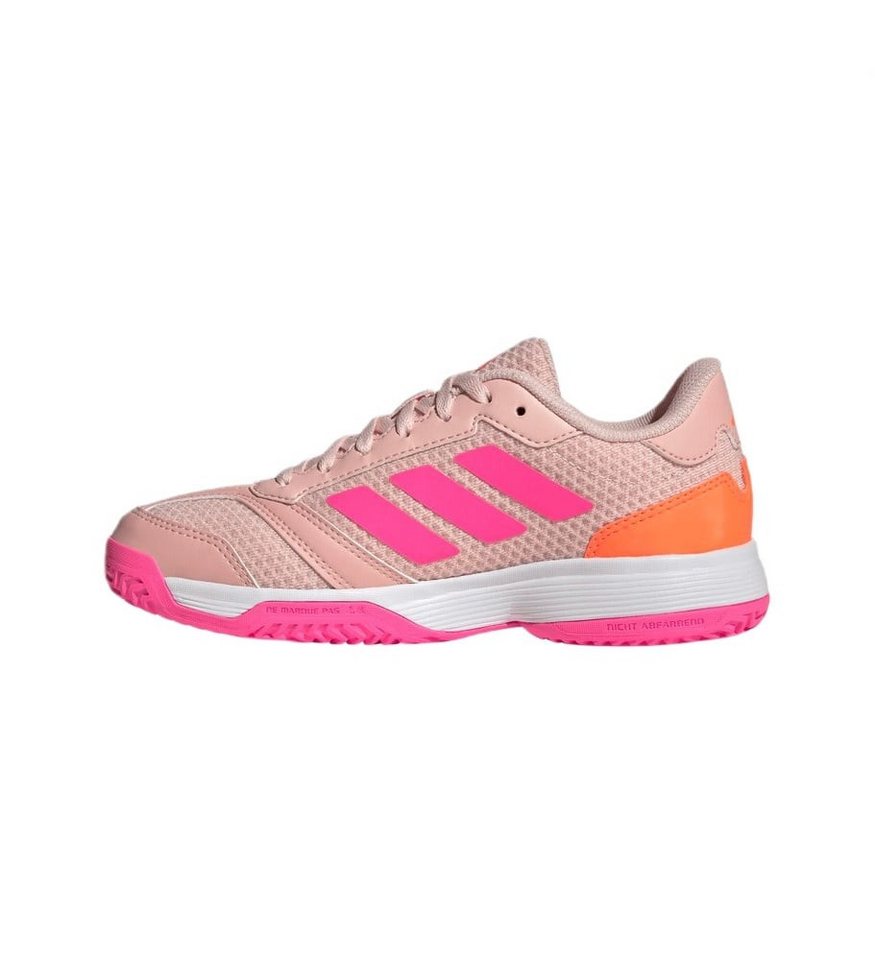 adidas Performance Hallen-Indoorschuhe Ligra 8 rosa Kinder Badmintonschuh – Bild 4 von 5