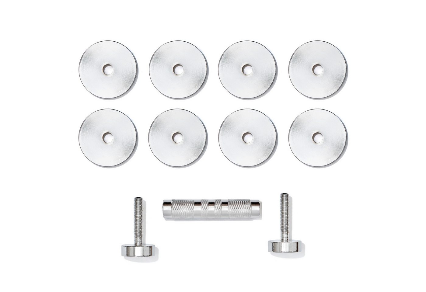 adidas Performance Kurzhantel Adidas Adjustable Chrome Dumbbell - 5 kg / 11lb – Bild 5 von 5
