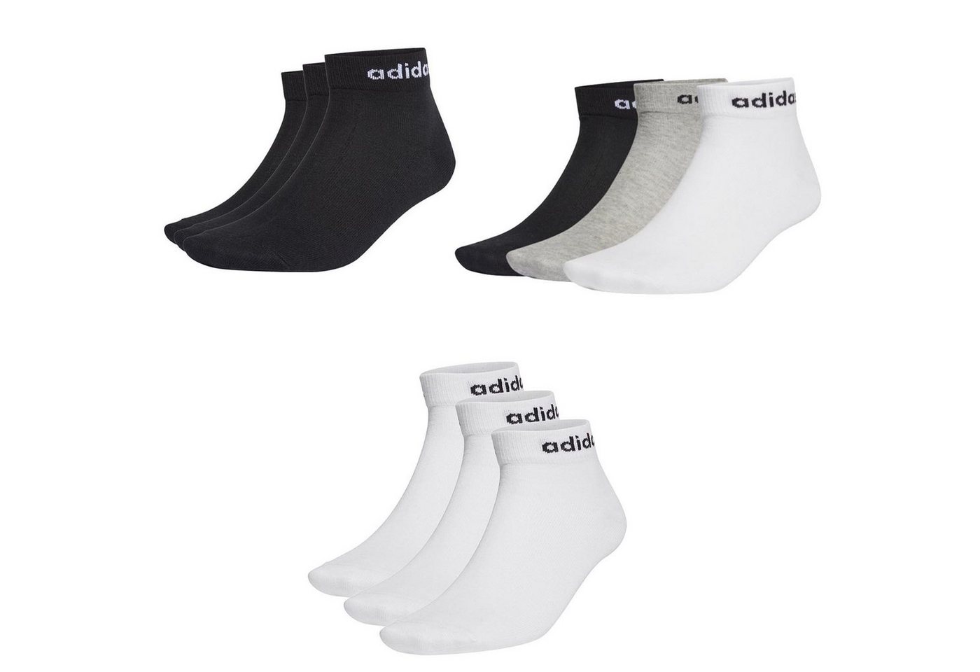 adidas Performance Kurzsocken NC Ankle 3 Paar (Packung, 3-Paar, 3er-Pack) – Bild 2 von 2