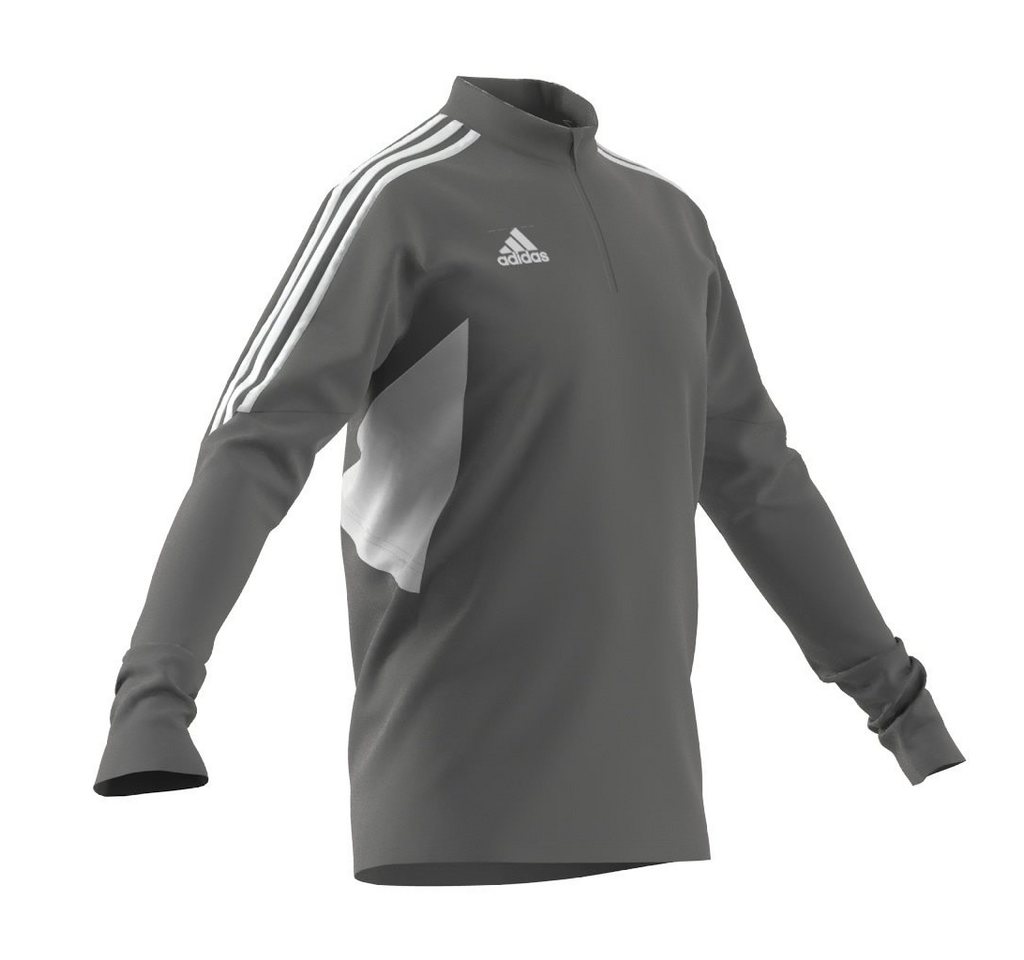 adidas Performance Langarmshirt Condivo 22 Top (rec. Polyester, bequem Passform) grau Herren – Bild 3 von 5