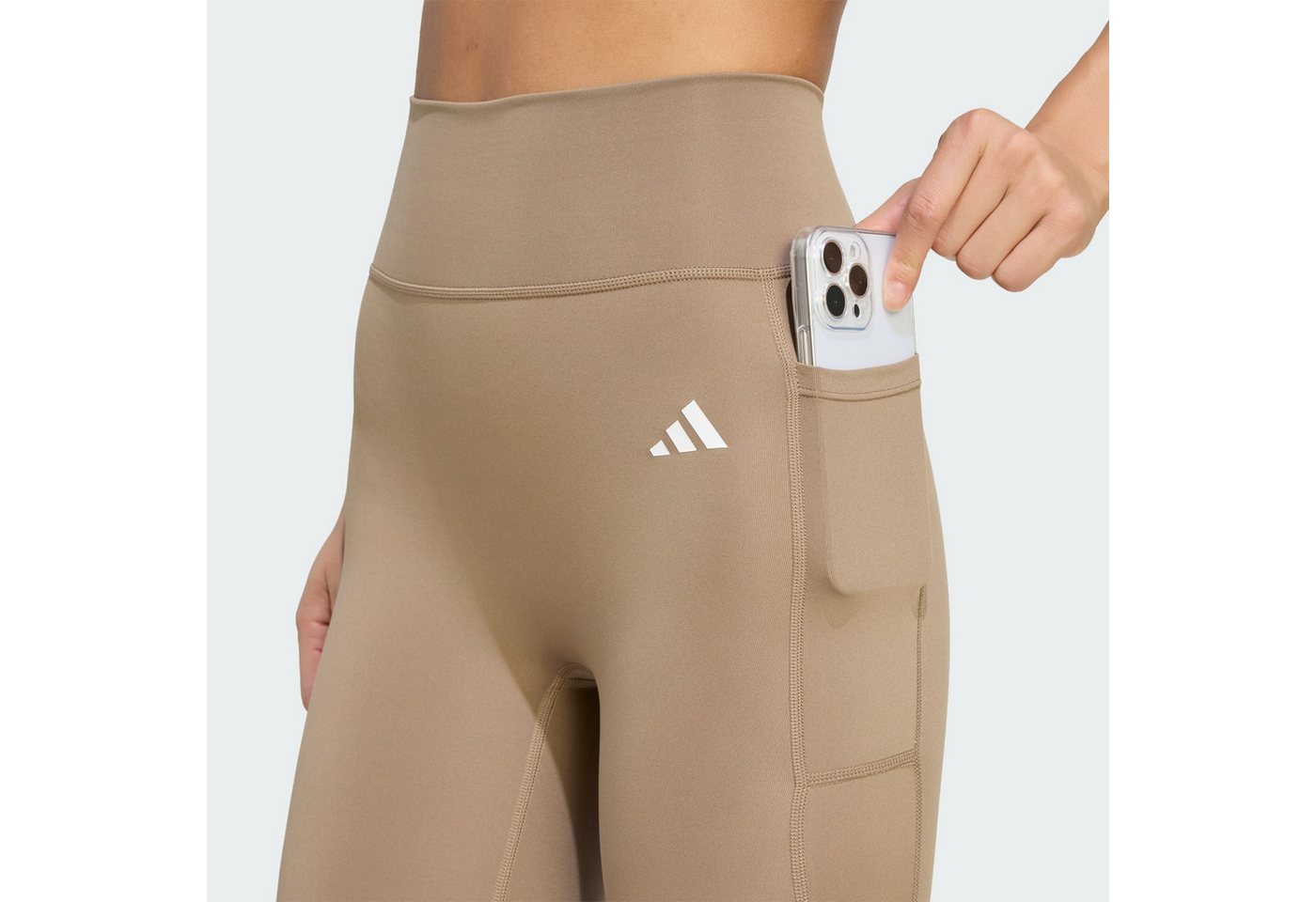 adidas Performance Leggings OPTIME ESSENTIALS 7/8-LEGGINGS, OHNE VORDERNAHT (1-tlg) – Bild 4 von 5
