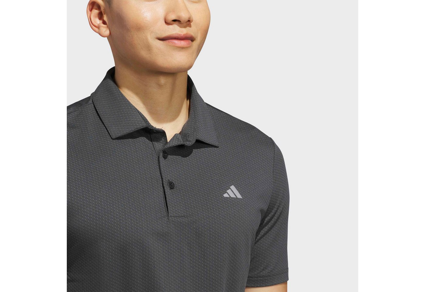 adidas Performance Poloshirt PERF TXT POLO mit strukturierter Optik, aus Single Jersey – Bild 4 von 5
