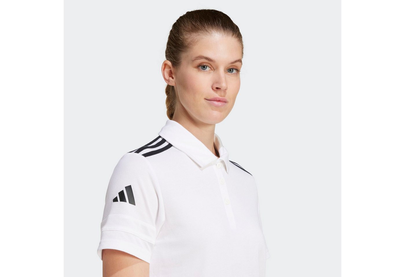 adidas Performance Poloshirt SQUADRA25 COTTON mit Druckknopfverschluss – Bild 5 von 5