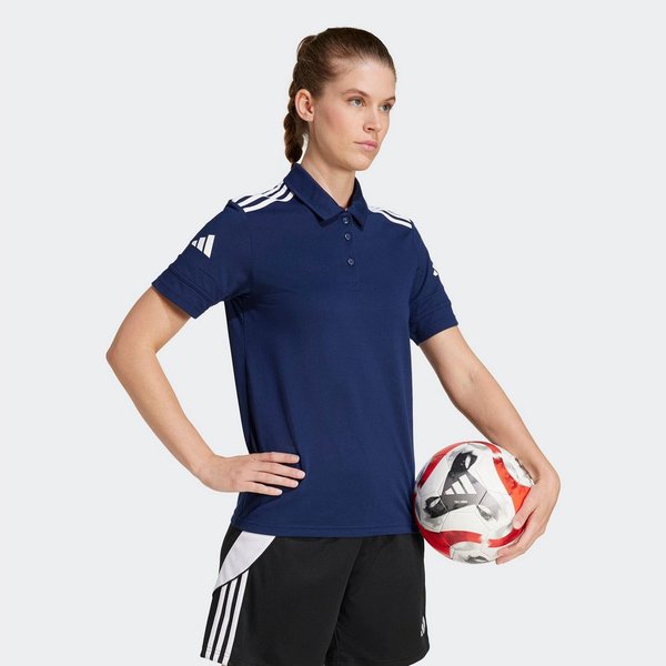 adidas Performance Poloshirt SQUADRA25 COTTON mit Druckknopfverschluss