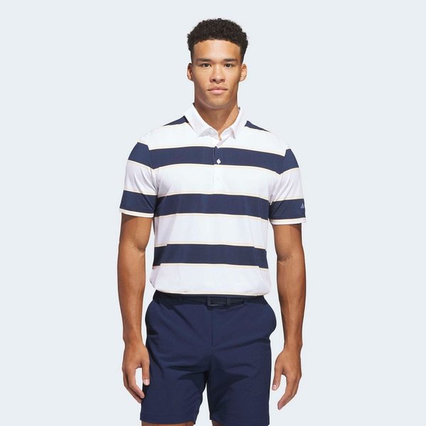 adidas Performance Poloshirt ULTIMATE365+ JUMBO STRIPE CLIMACOOL POLO für Erwachsene, Kurzarm, mit climacool® Technologie, aus Polyester