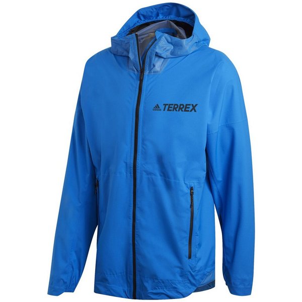 adidas Performance Regenjacke Zupahike TERREX 2.5 Layer RAIN.RDY (wasserdicht, atmungsaktiv) blau